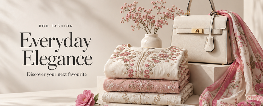Roh Fashion collection banner